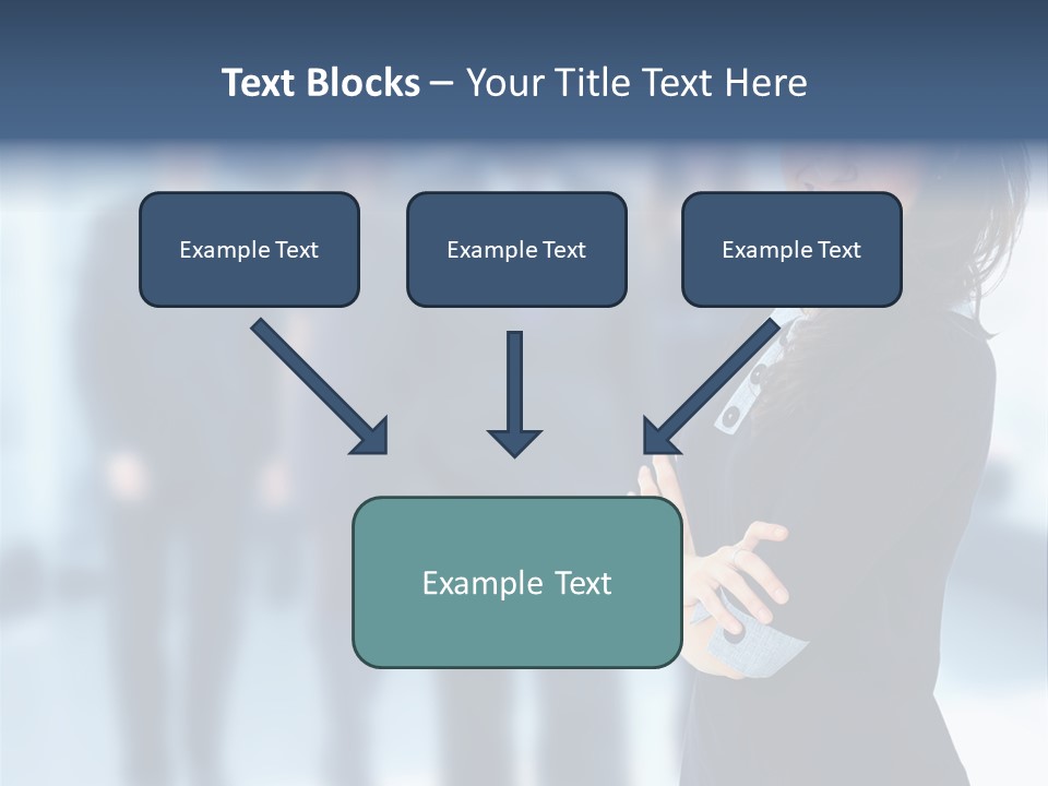 Competitive Stylish Brunette PowerPoint Template