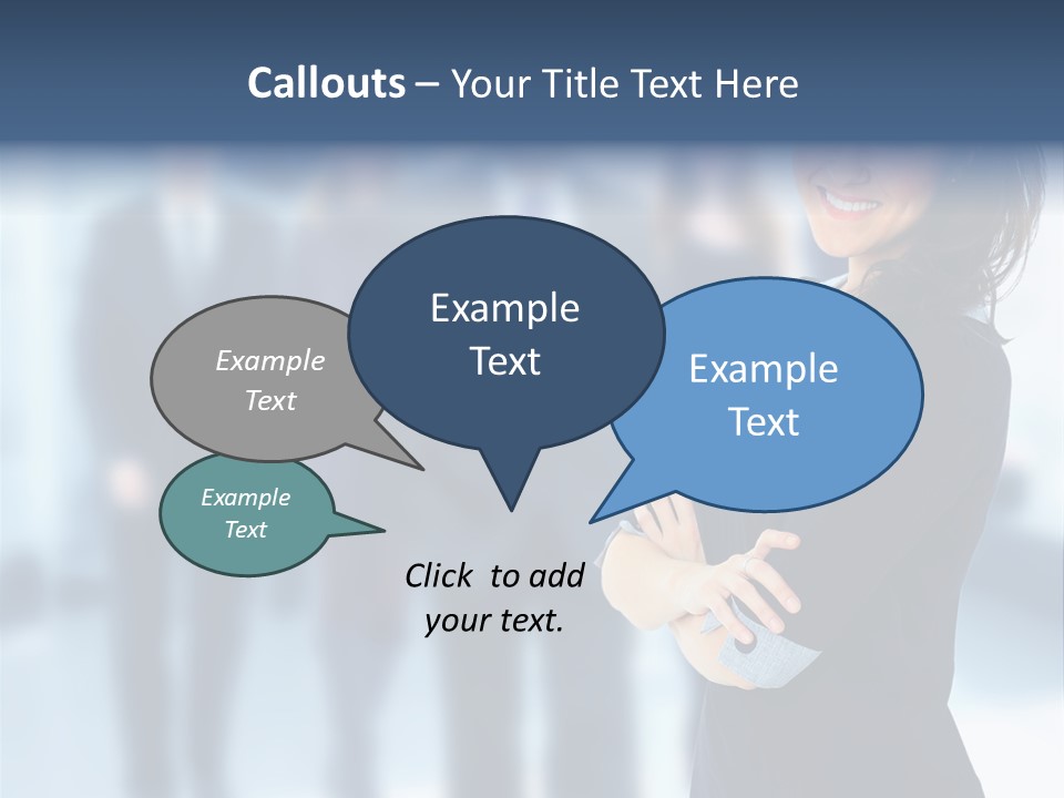 Competitive Stylish Brunette PowerPoint Template