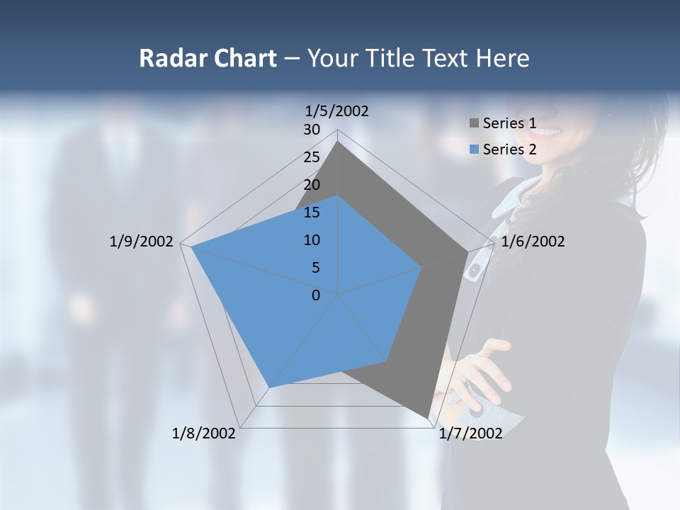 Competitive Stylish Brunette PowerPoint Template