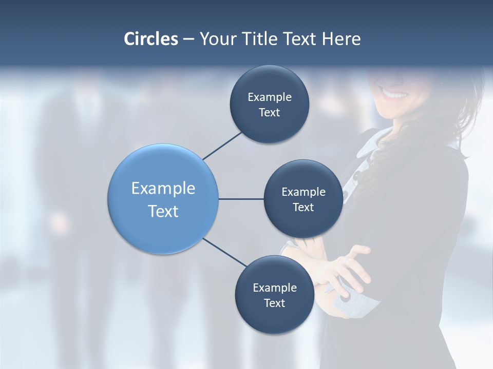 Competitive Stylish Brunette PowerPoint Template