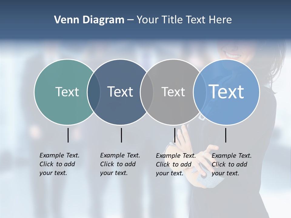 Competitive Stylish Brunette PowerPoint Template