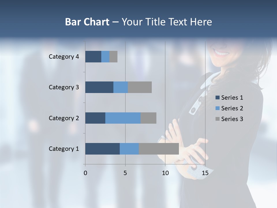 Competitive Stylish Brunette PowerPoint Template