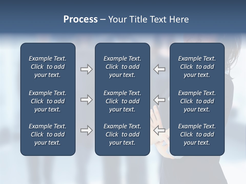 Competitive Stylish Brunette PowerPoint Template