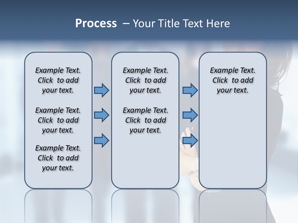 Competitive Stylish Brunette PowerPoint Template