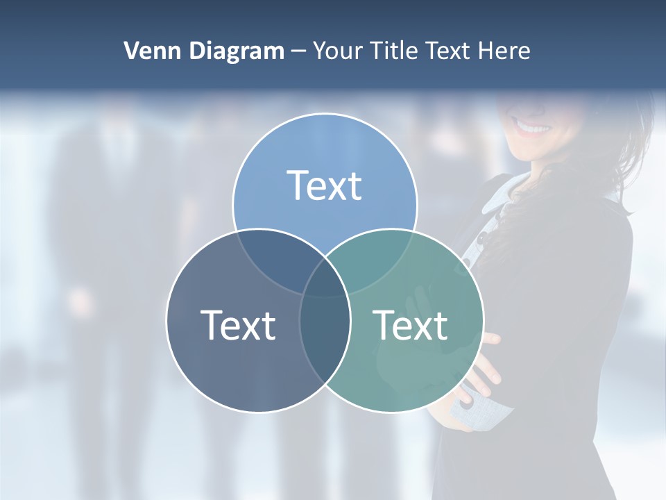 Competitive Stylish Brunette PowerPoint Template