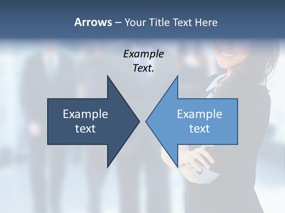 Competitive Stylish Brunette PowerPoint Template