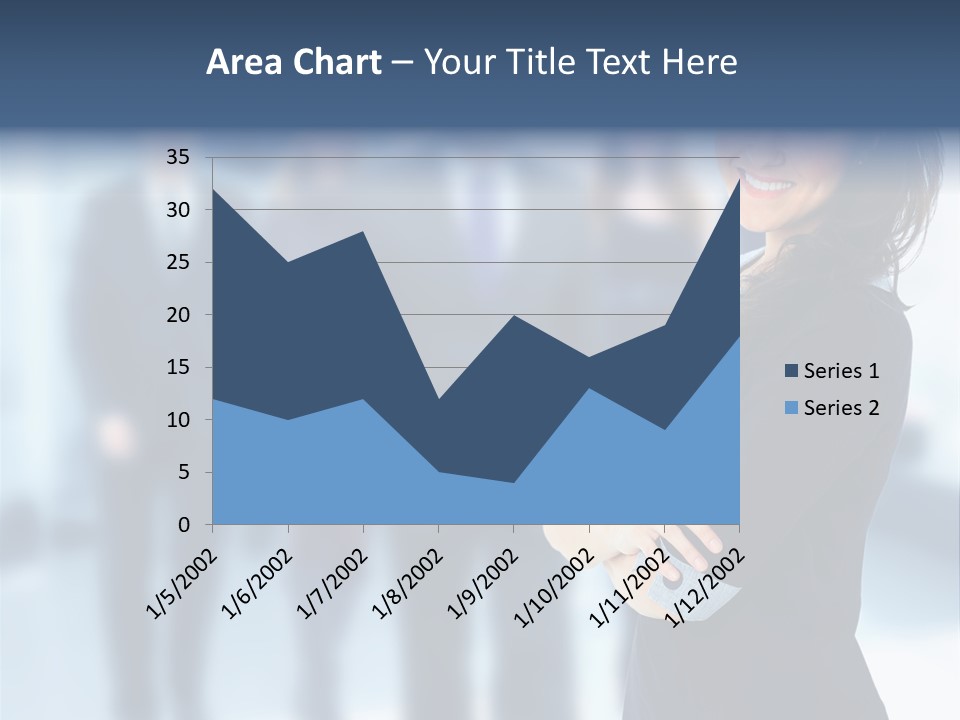 Competitive Stylish Brunette PowerPoint Template