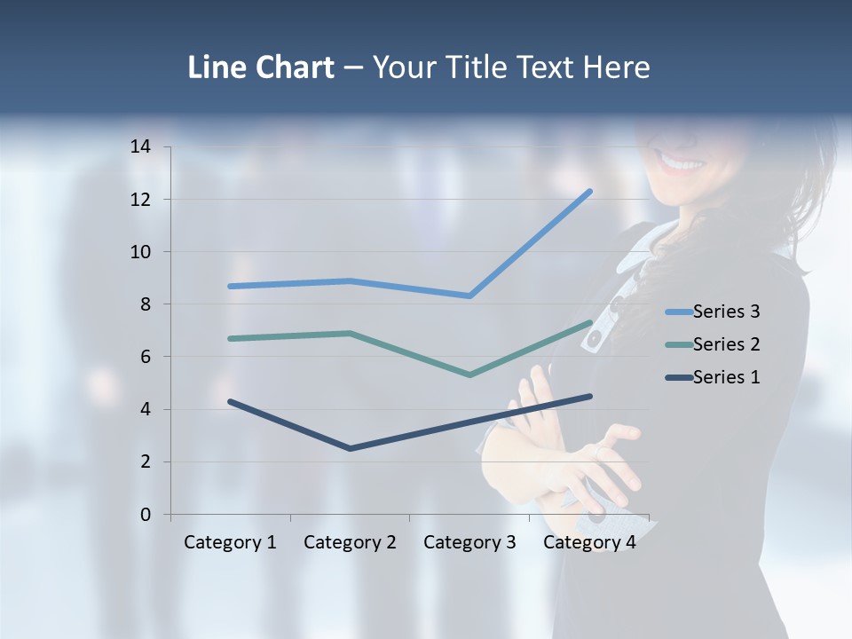 Competitive Stylish Brunette PowerPoint Template