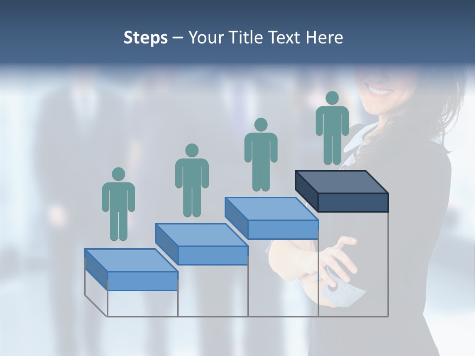 Competitive Stylish Brunette PowerPoint Template