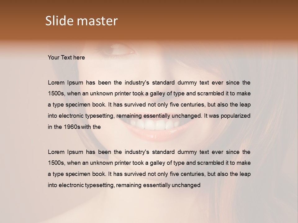 Styling Haircut Perfect PowerPoint Template