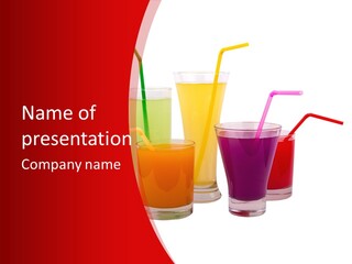 Alcohol Refreshment Alcoholic PowerPoint Template