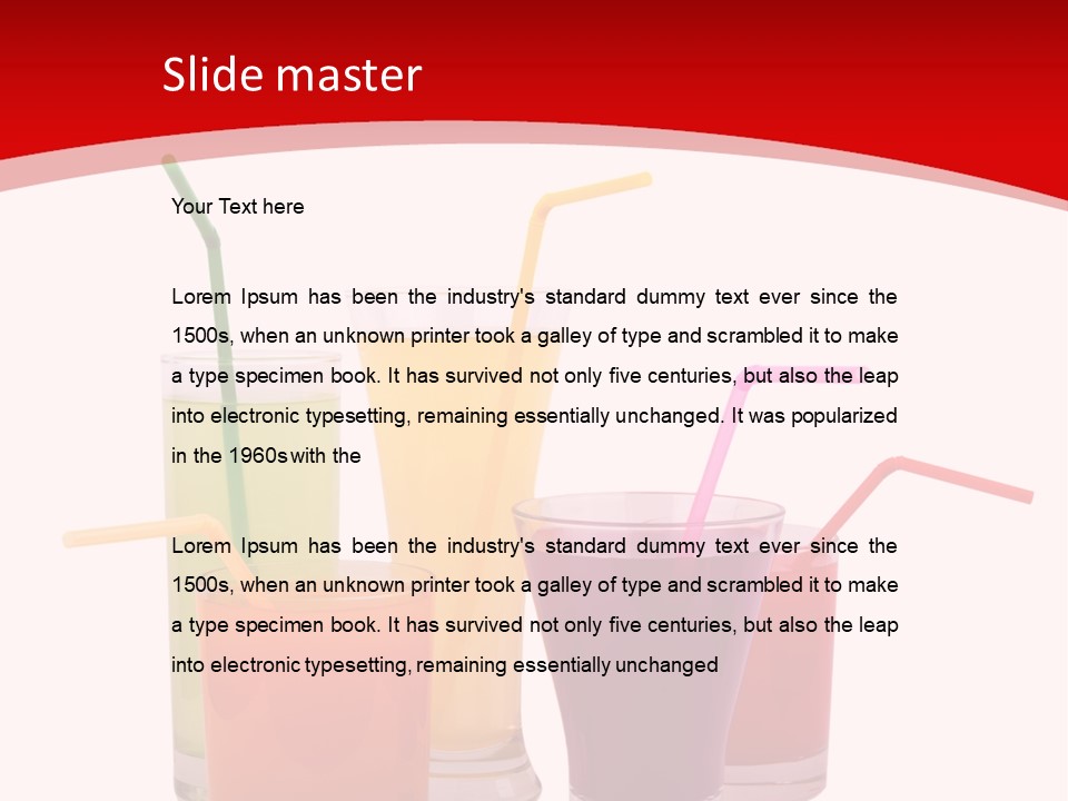 Alcohol Refreshment Alcoholic PowerPoint Template