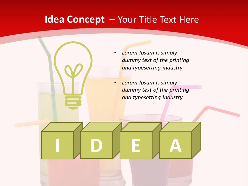 Alcohol Refreshment Alcoholic PowerPoint Template