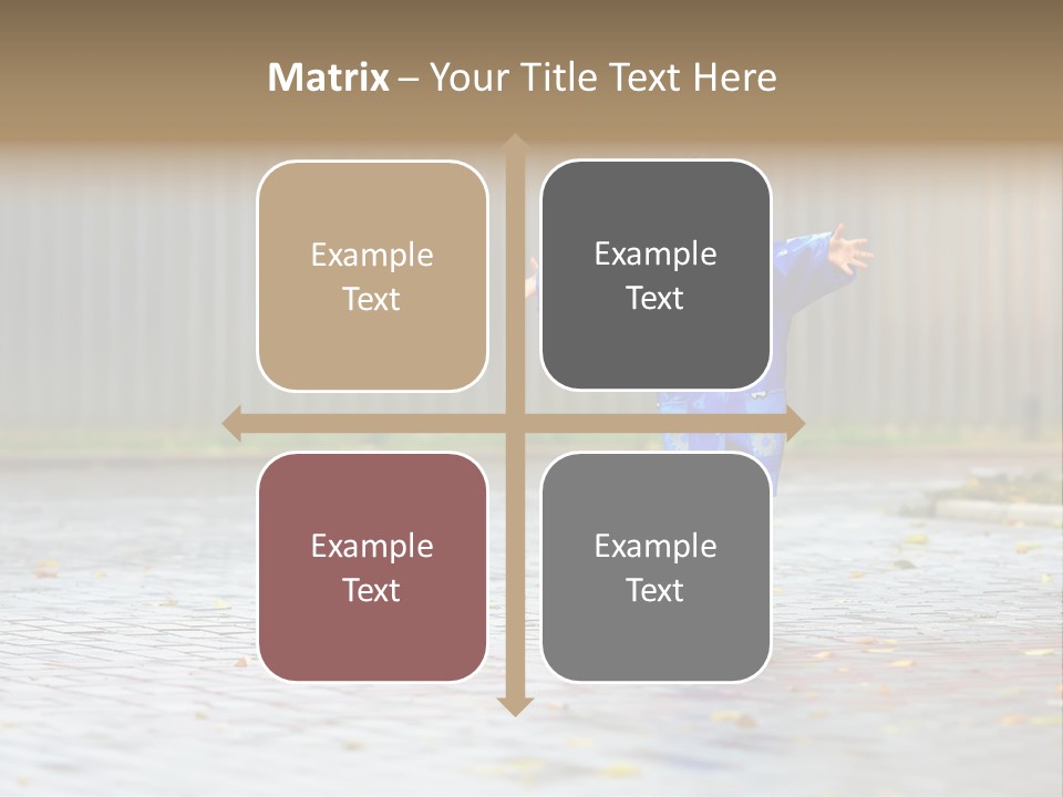 Candid Little Kid PowerPoint Template