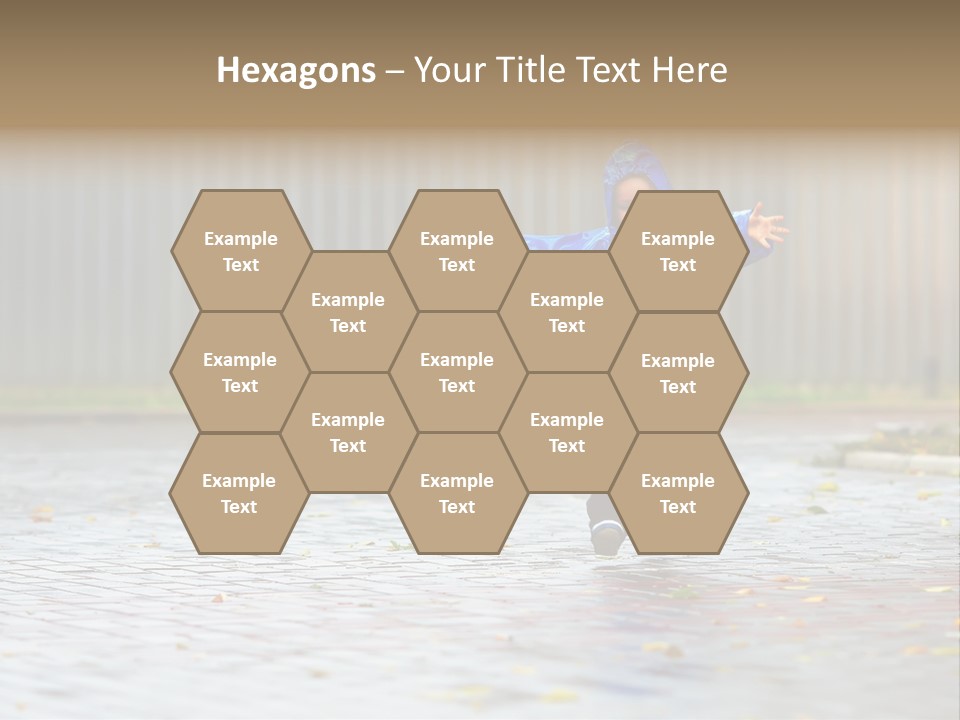 Candid Little Kid PowerPoint Template