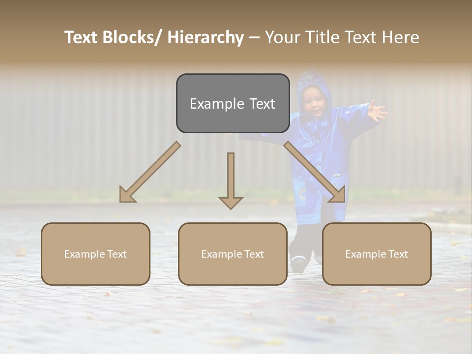 Candid Little Kid PowerPoint Template