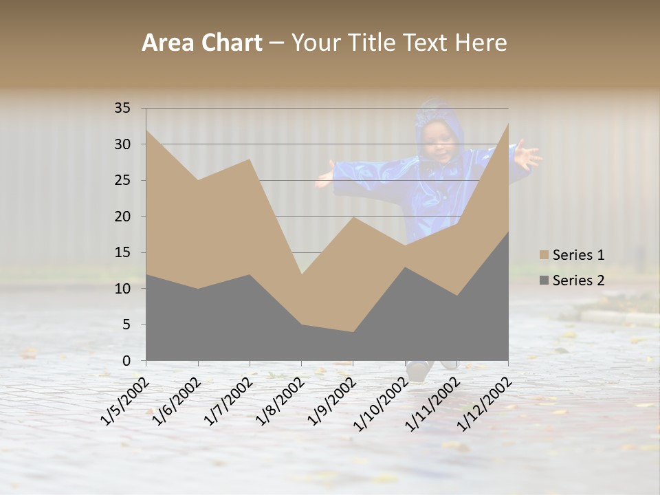 Candid Little Kid PowerPoint Template