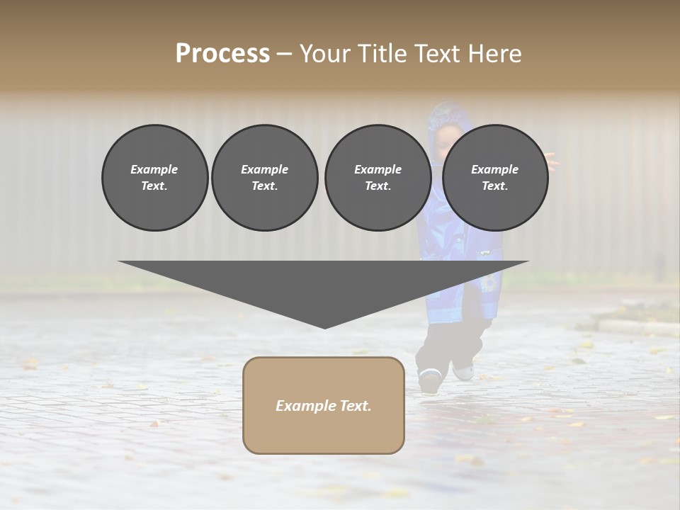 Candid Little Kid PowerPoint Template