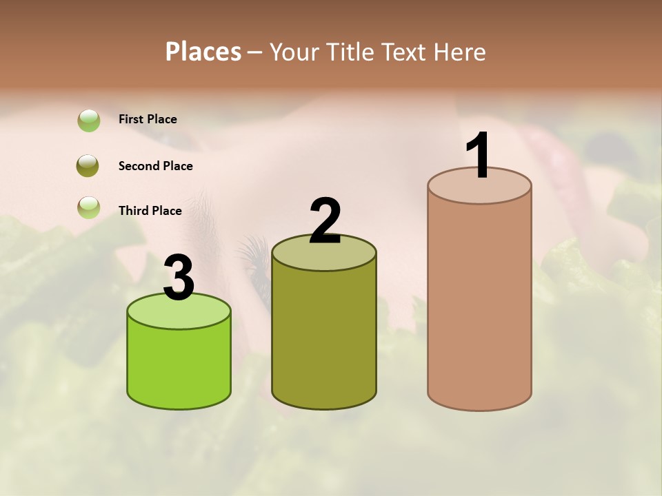 Lady Face Eyelashes PowerPoint Template