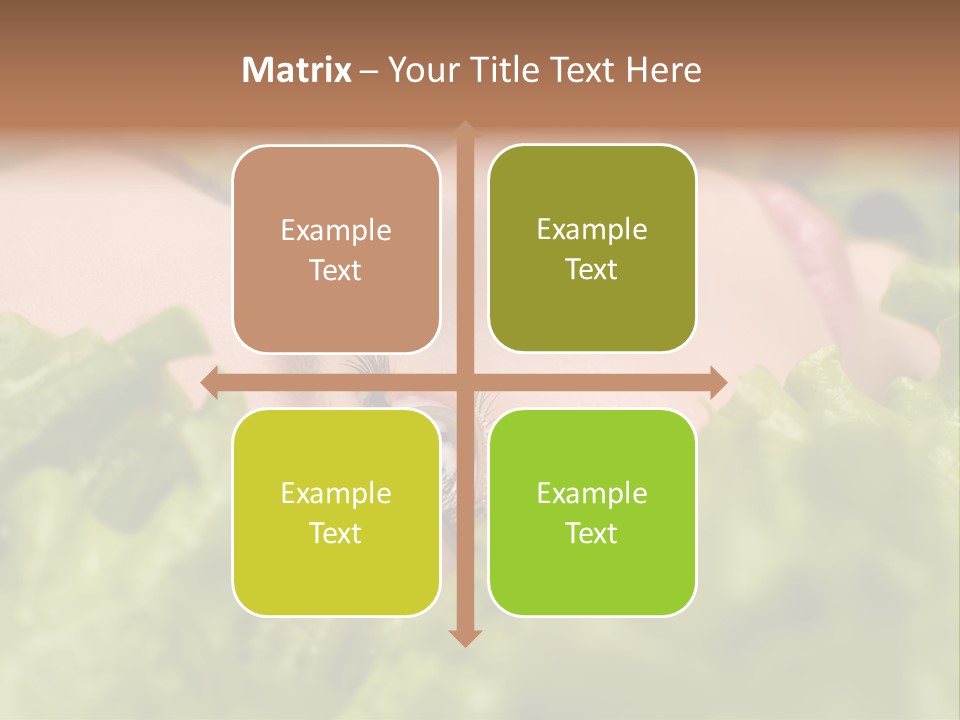 Lady Face Eyelashes PowerPoint Template