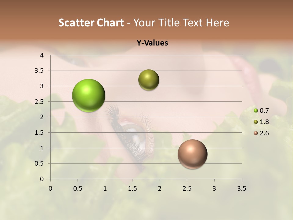 Lady Face Eyelashes PowerPoint Template