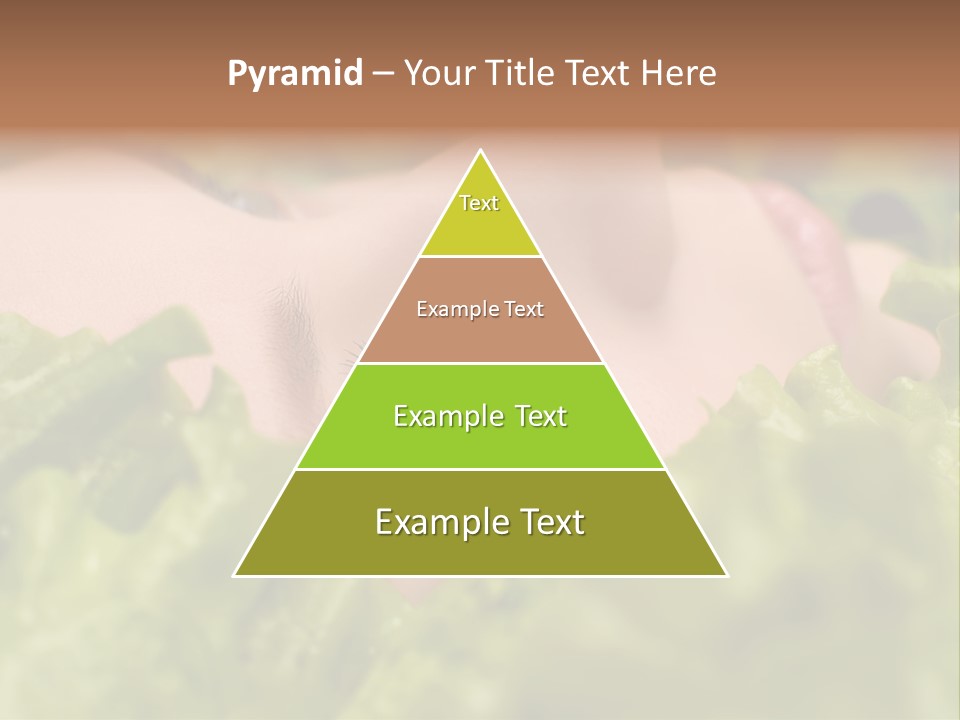 Lady Face Eyelashes PowerPoint Template