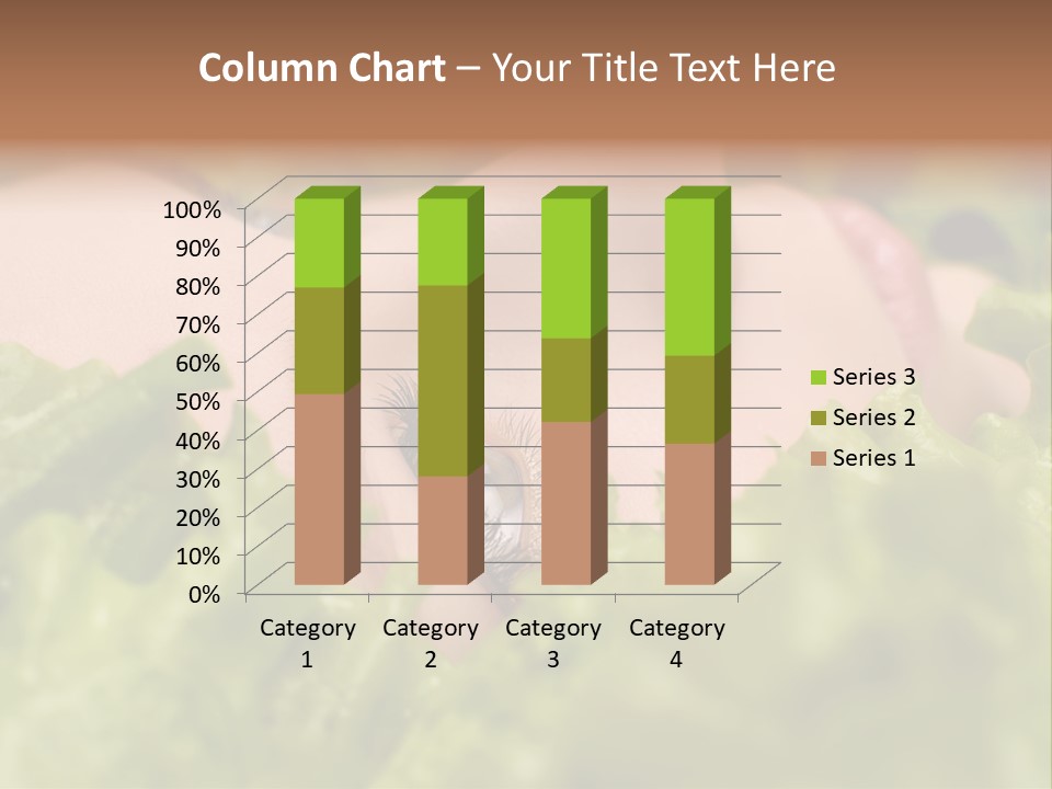 Lady Face Eyelashes PowerPoint Template