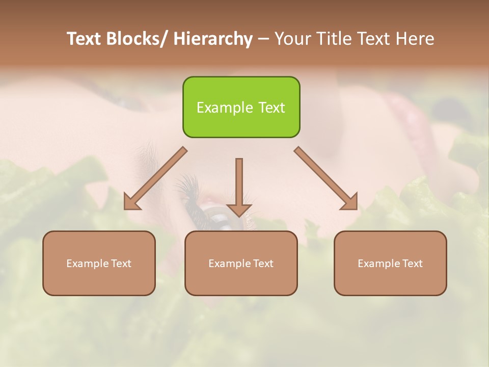 Lady Face Eyelashes PowerPoint Template