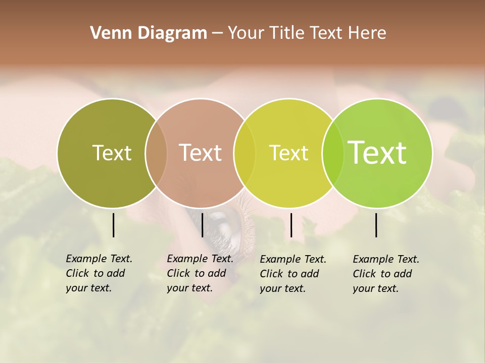 Lady Face Eyelashes PowerPoint Template