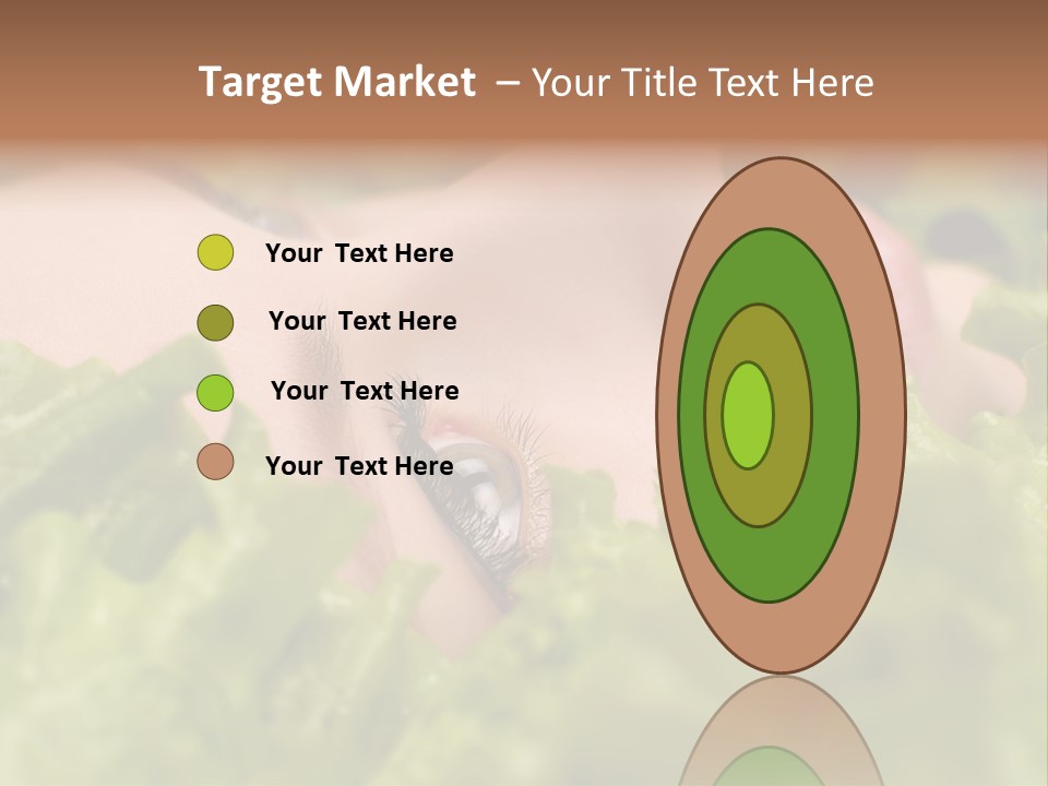 Lady Face Eyelashes PowerPoint Template