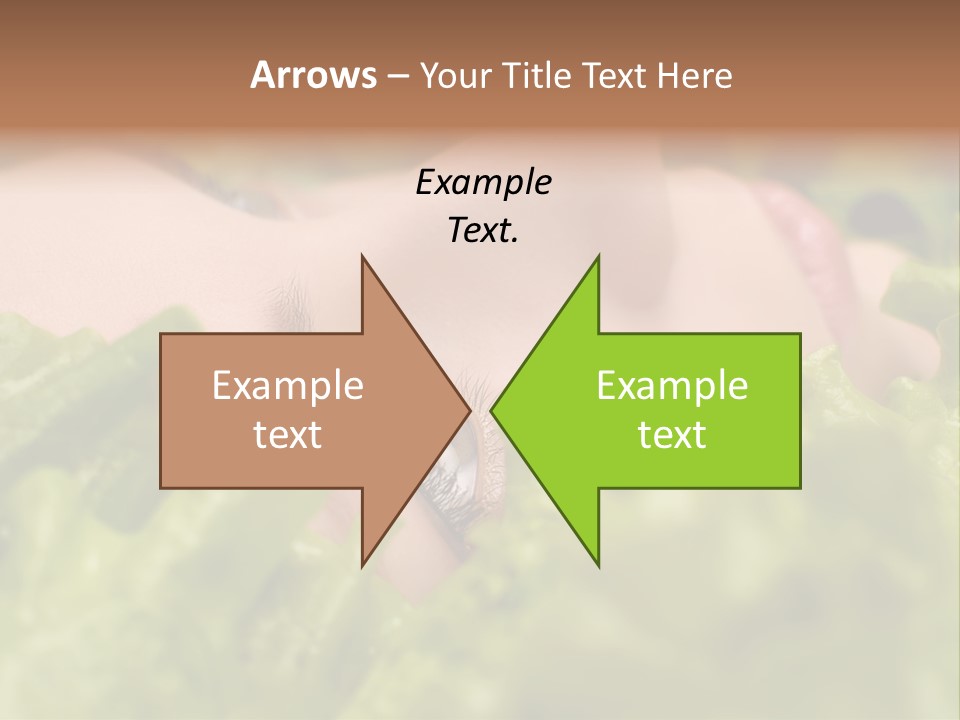 Lady Face Eyelashes PowerPoint Template