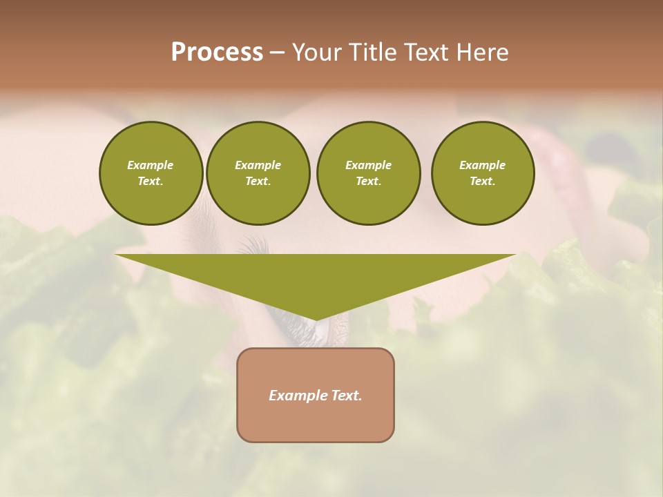 Lady Face Eyelashes PowerPoint Template