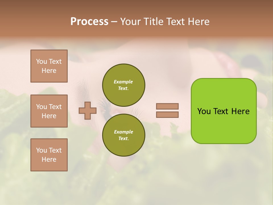 Lady Face Eyelashes PowerPoint Template