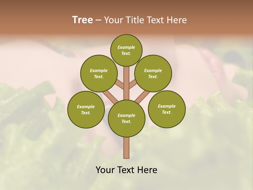 Lady Face Eyelashes PowerPoint Template