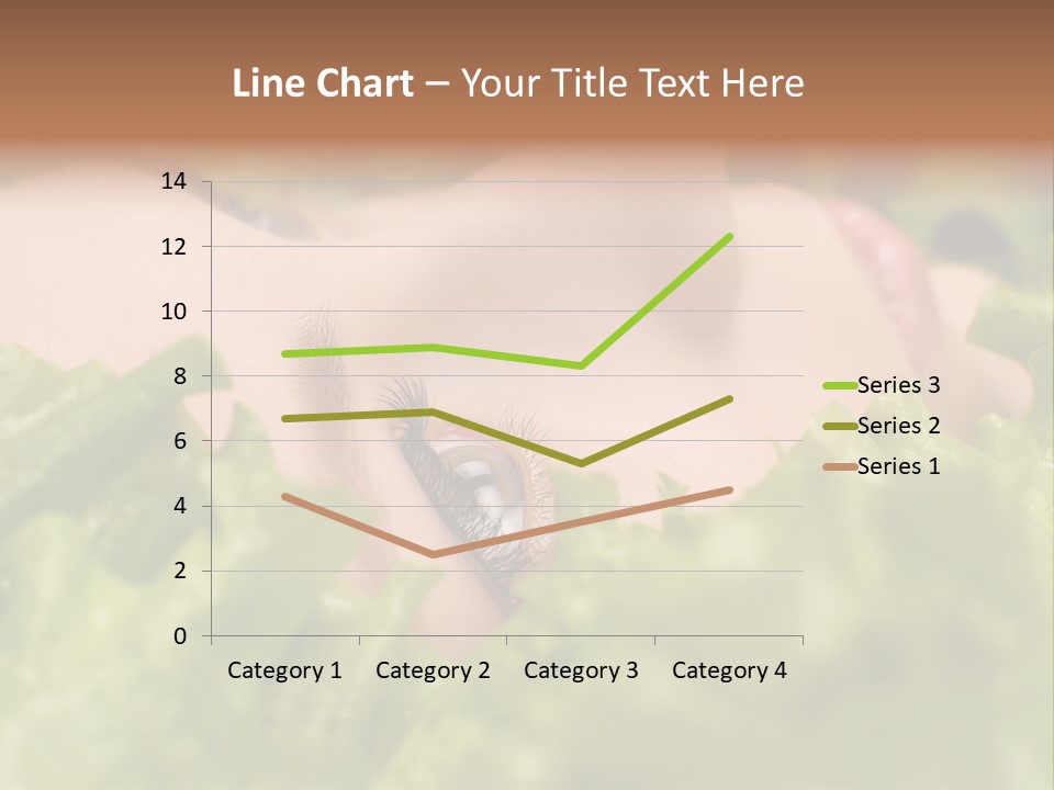 Lady Face Eyelashes PowerPoint Template