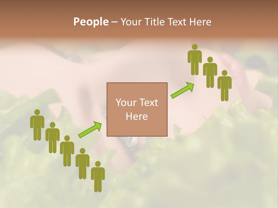 Lady Face Eyelashes PowerPoint Template