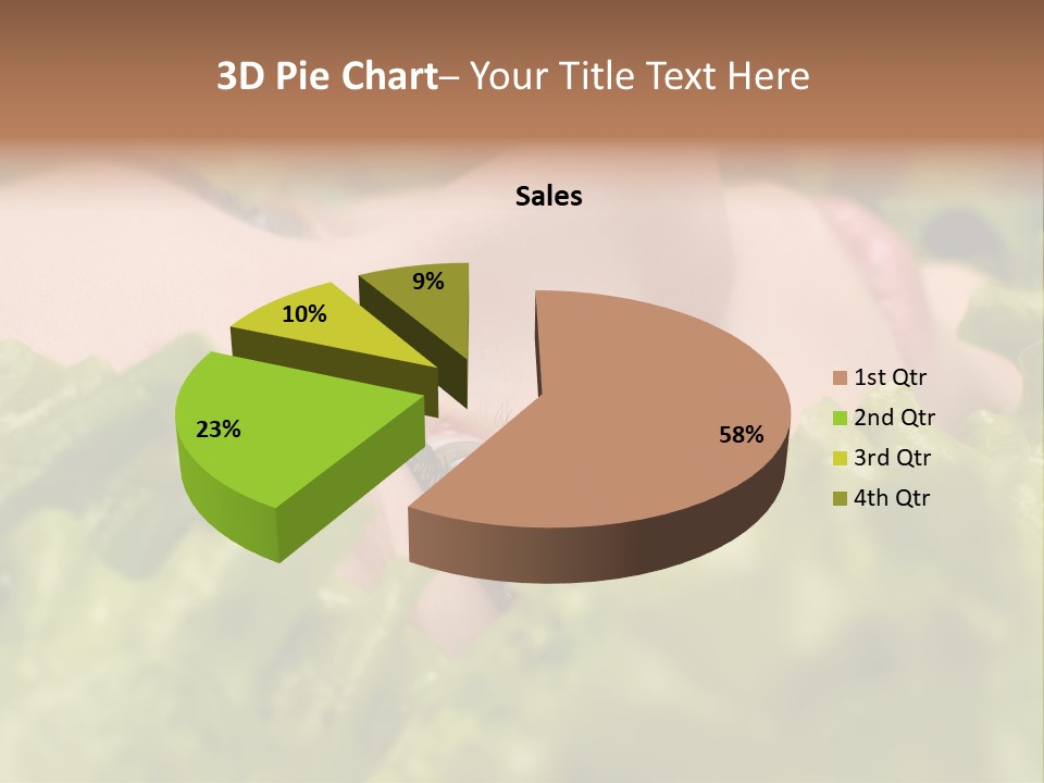 Lady Face Eyelashes PowerPoint Template