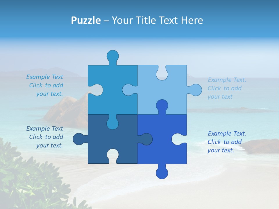 Nature Tree Seychelles PowerPoint Template