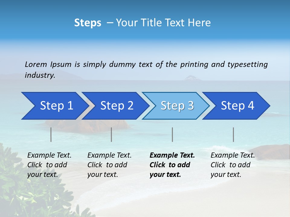 Nature Tree Seychelles PowerPoint Template