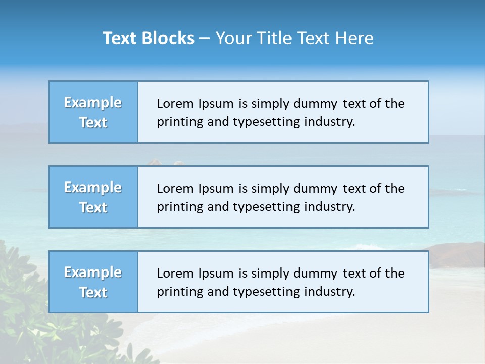 Nature Tree Seychelles PowerPoint Template