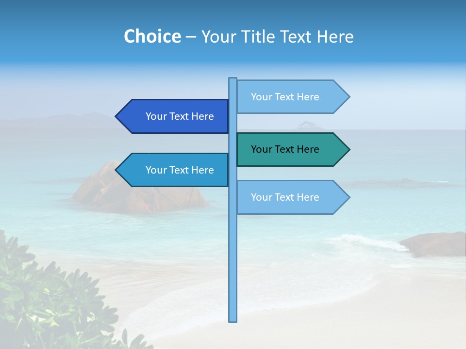 Nature Tree Seychelles PowerPoint Template