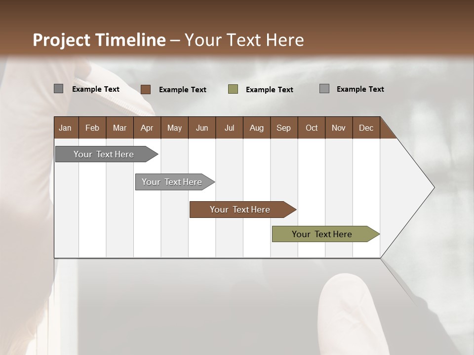 A Person Holding A Toothbrush In Front Of An X - Ray PowerPoint Template