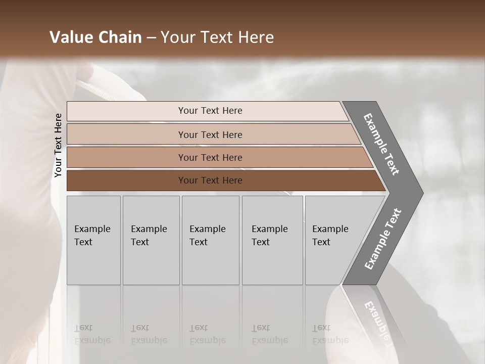 A Person Holding A Toothbrush In Front Of An X - Ray PowerPoint Template