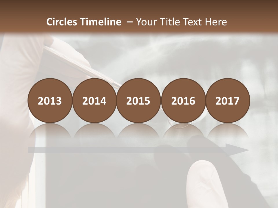 A Person Holding A Toothbrush In Front Of An X - Ray PowerPoint Template