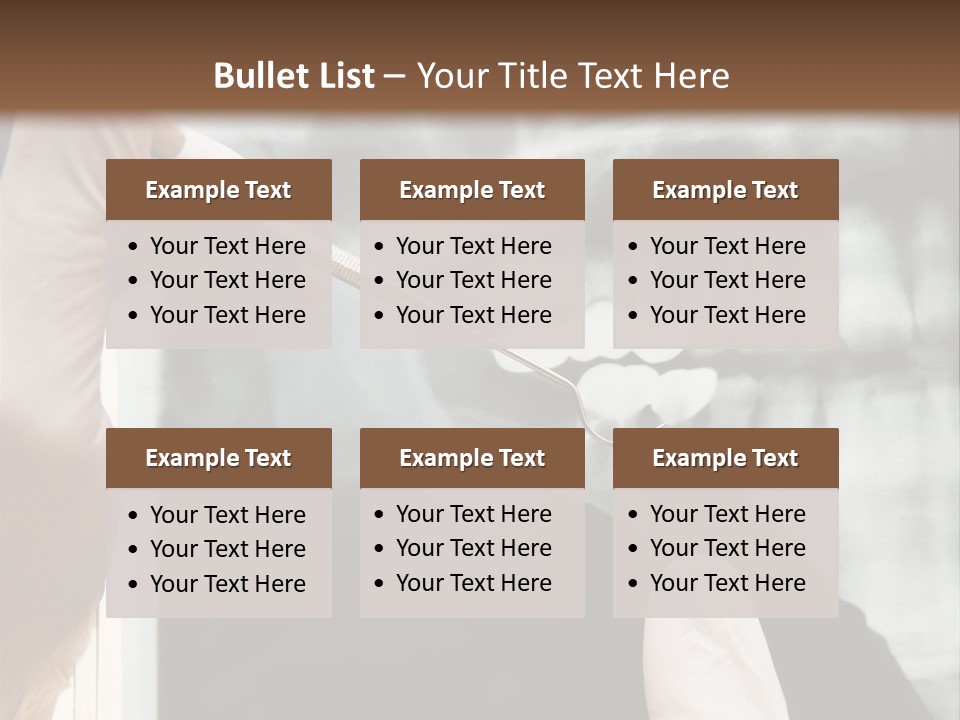 A Person Holding A Toothbrush In Front Of An X - Ray PowerPoint Template