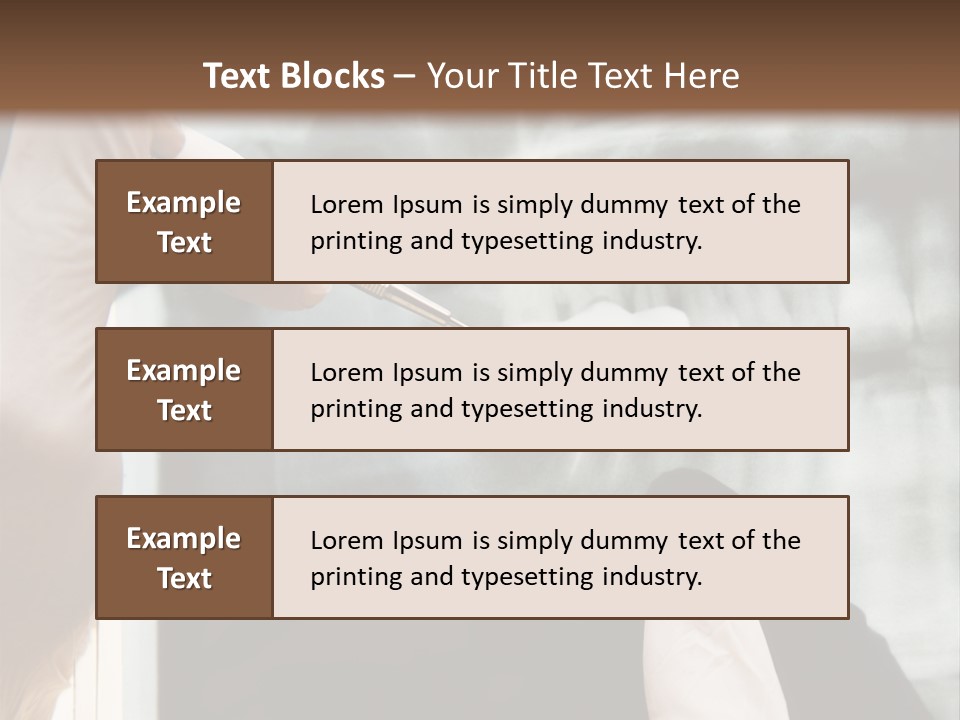 A Person Holding A Toothbrush In Front Of An X - Ray PowerPoint Template
