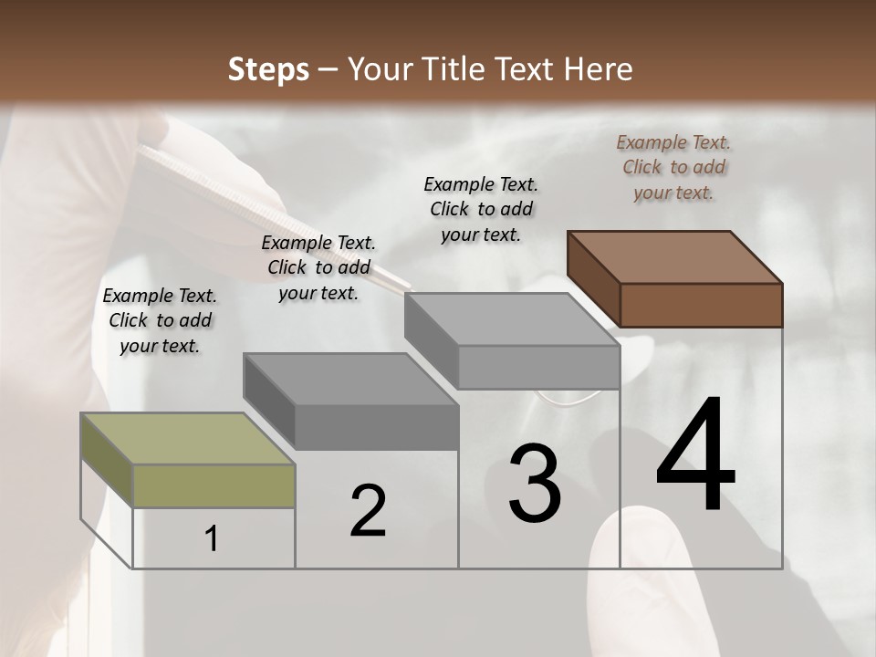 A Person Holding A Toothbrush In Front Of An X - Ray PowerPoint Template