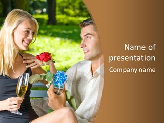 Event Relaxation Man PowerPoint Template