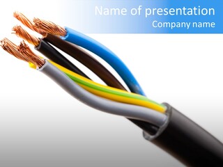 Line Electrical Repairing PowerPoint Template