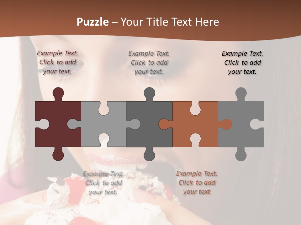 Gluttonous Torte Gluttony PowerPoint Template